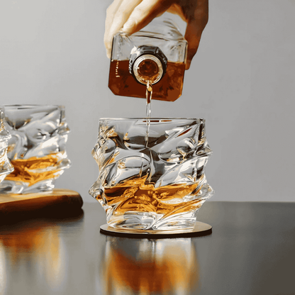 Whisky Glass with Crystal Design