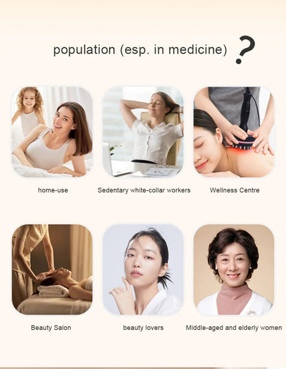 Heat-Enabled Electric Gua Sha Massager | Microcurrent Massage Brush for Back, Arms, Legs & Muscle Relief