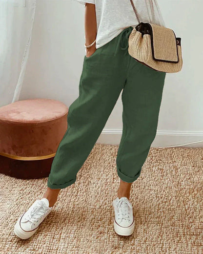 Casual and Stylish Linen Trousers