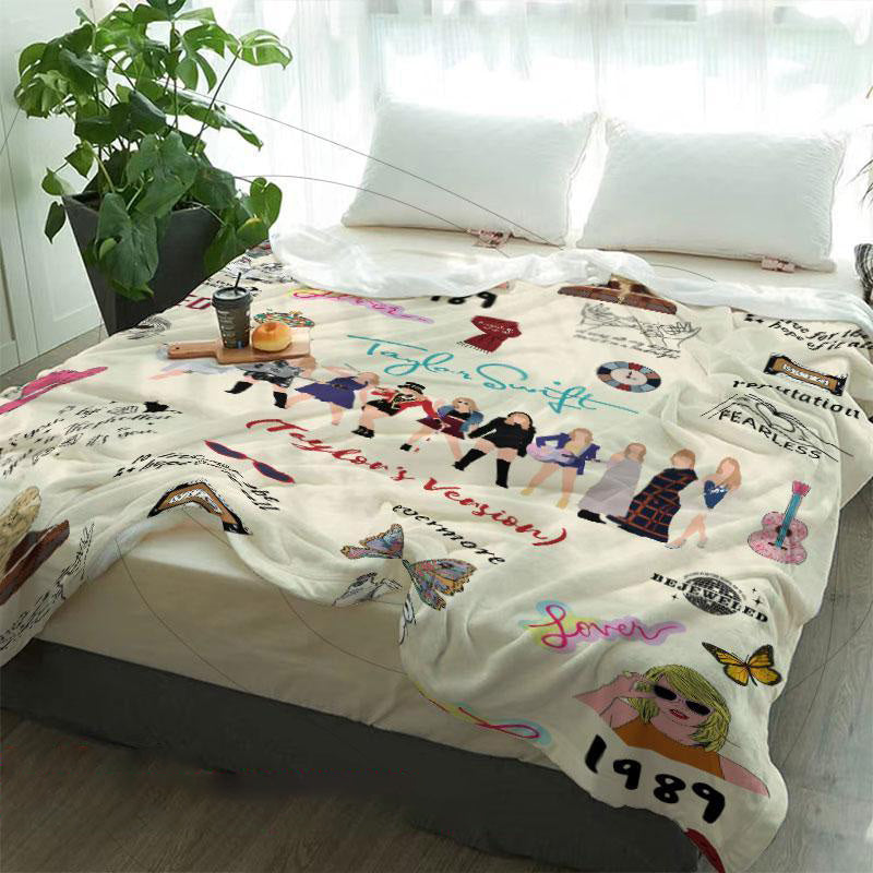 Nap Blanket for Travel and Home Office Use - Swiftmas Design