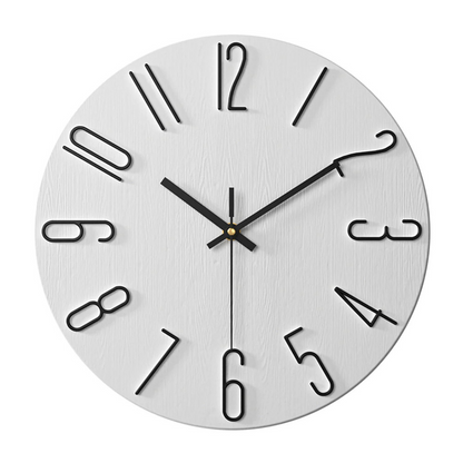 Modern Silent Wall Clock for Living Room – Elegant Timepiece