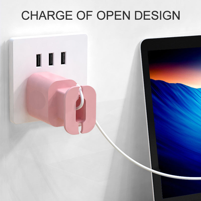 Dual Function Silicone Charger Shield and Organizer