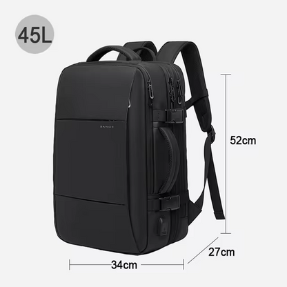 Large Capacity Waterproof Travel Backpack – Expandable and Anti-Theft
