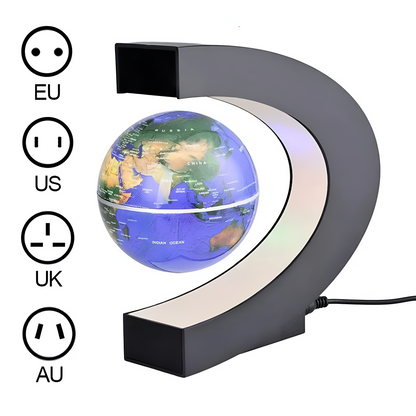 LED World Globe with Magnetic Suspension – Floating Globe Lamp