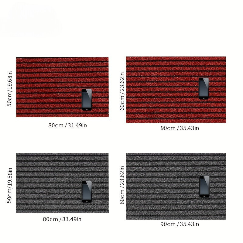 Weather-Resistant Doormat for Indoor and Outdoor Use - All-Season Design
