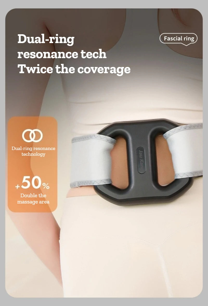 Portable Mini Vibration Massager Ring for Muscle Tension and Pain Relief