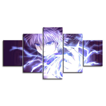 Canvas Wall Art Print - Anime Themed Boy Lighting Decor