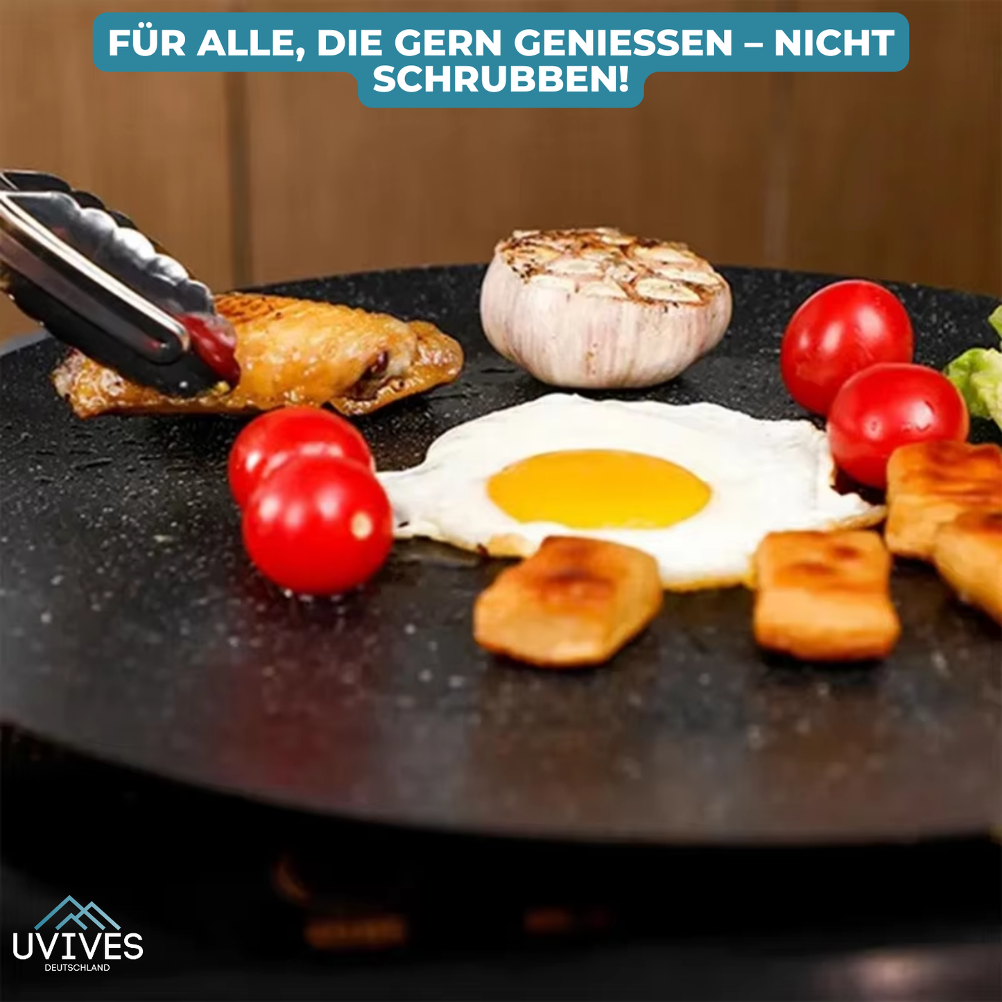 Non-Stick Stone Grill Pan - Last Day Discount