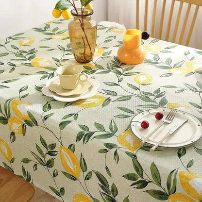 Fresh Citrus Table Cover for Stylish Gatherings