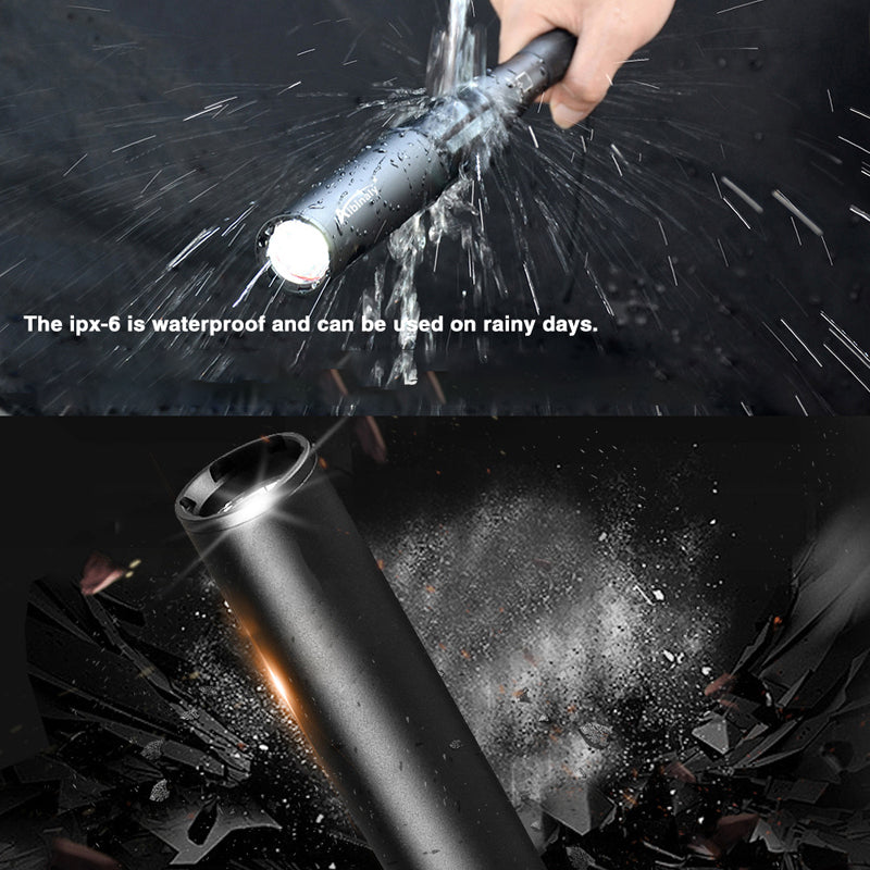 LED Flashlight with Baseball Bat Design