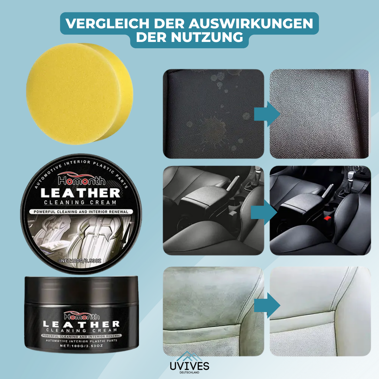 Leather Restorer – Revitalize Dull Leather Surfaces