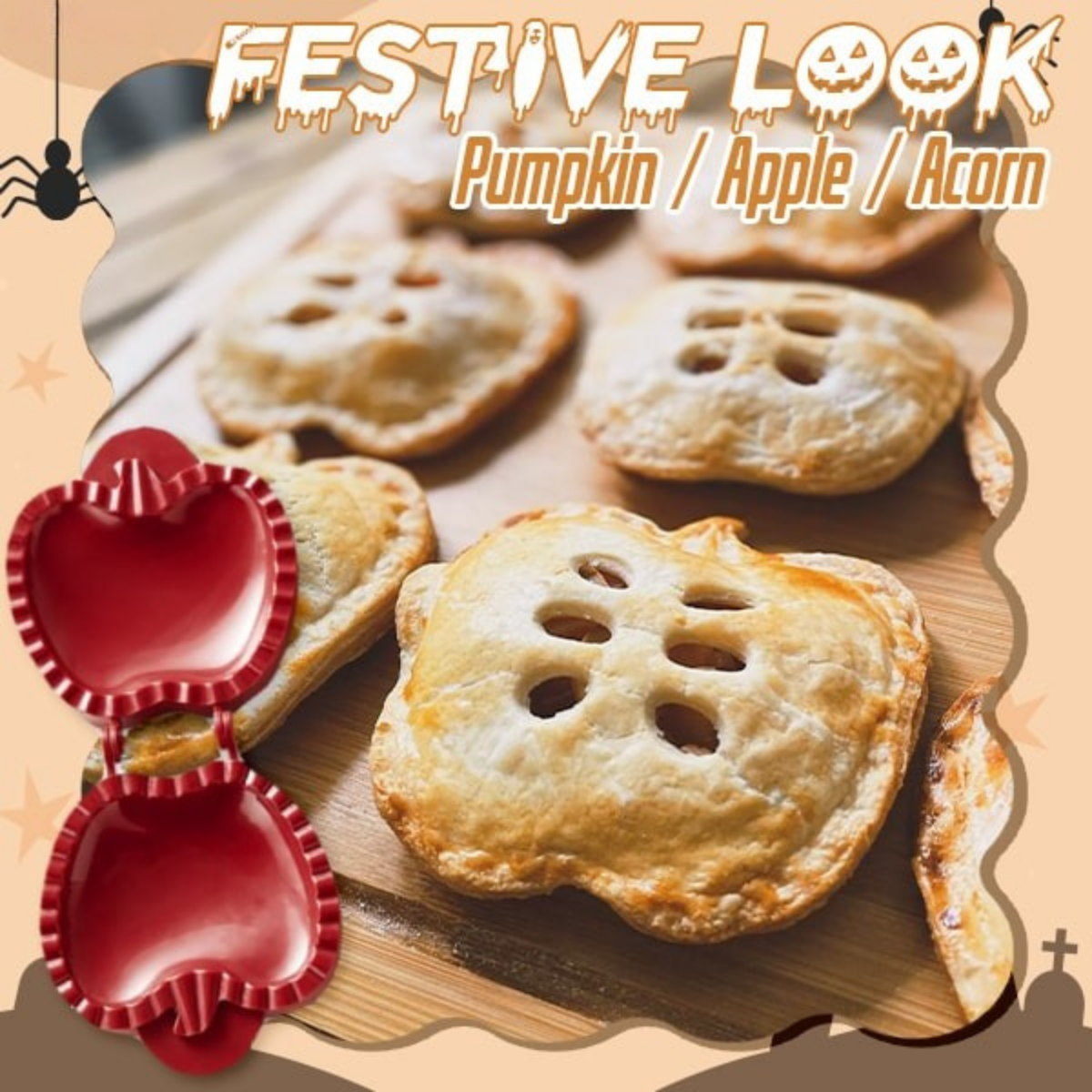 Autumn Mini Pie Maker | Effortlessly Create Festive Treats