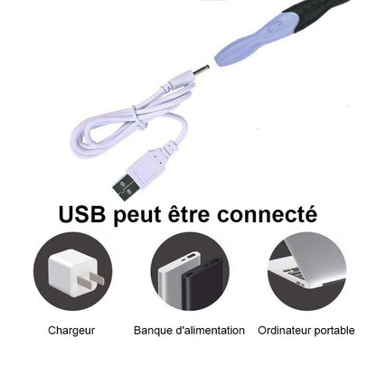 Versatile 9-in-1 Illuminated Crochet Hook Set