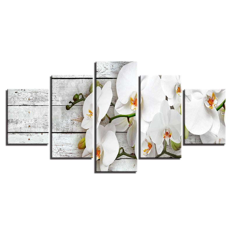 Stunning 5-Piece Floral Canvas Set for Vibrant Décor