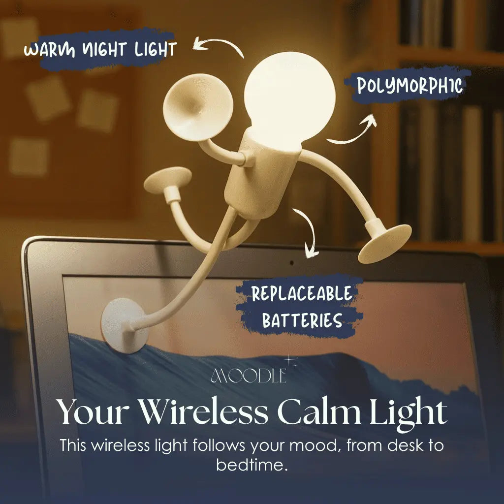 Wireless LED Desk Lamp Duo | Adjustable Warm Light for Any Space