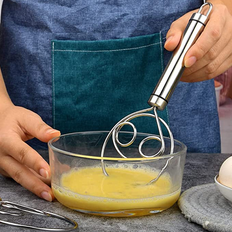 Stainless Steel Dough Whisk for Easy Mixing