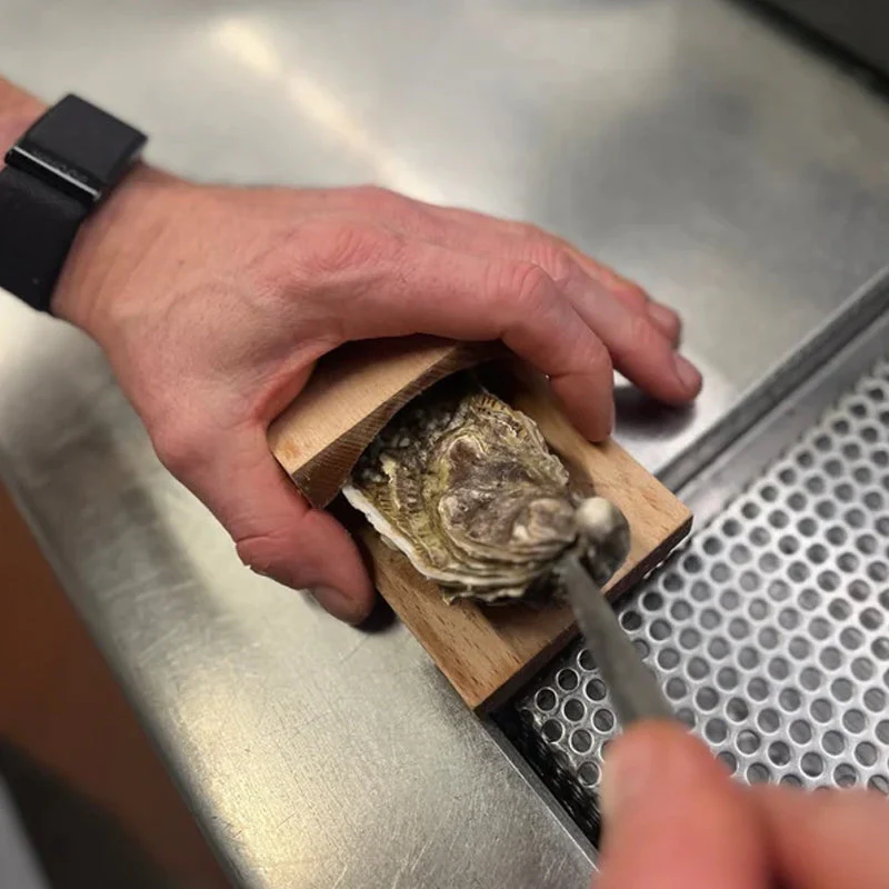 Oyster Opener Set with Non-Slip Base and Ergonomic Design - Safe & Easy