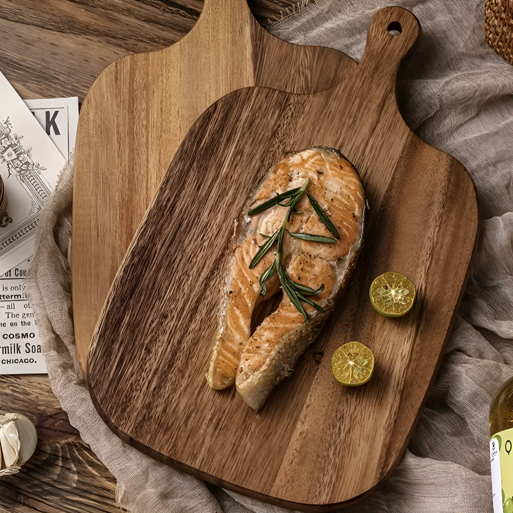 Elegant Solid Wood Serving Tray for Every Occasion