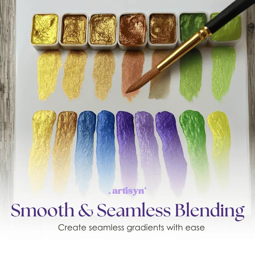 Vibrant Watercolor Palette with 48 Shades | Complete Art Set for Beginners
