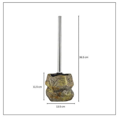 Natural Elegance Ceramic Toilet Brush Set