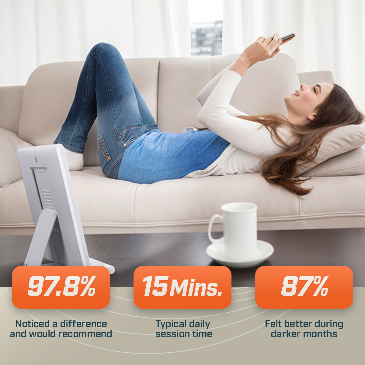 BrightWave Therapy Lamp for Daily Energy Boost