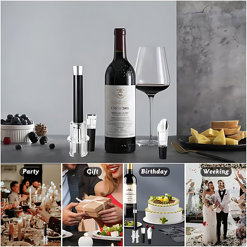 Corkscrew Wine Opener Set with Air Pump