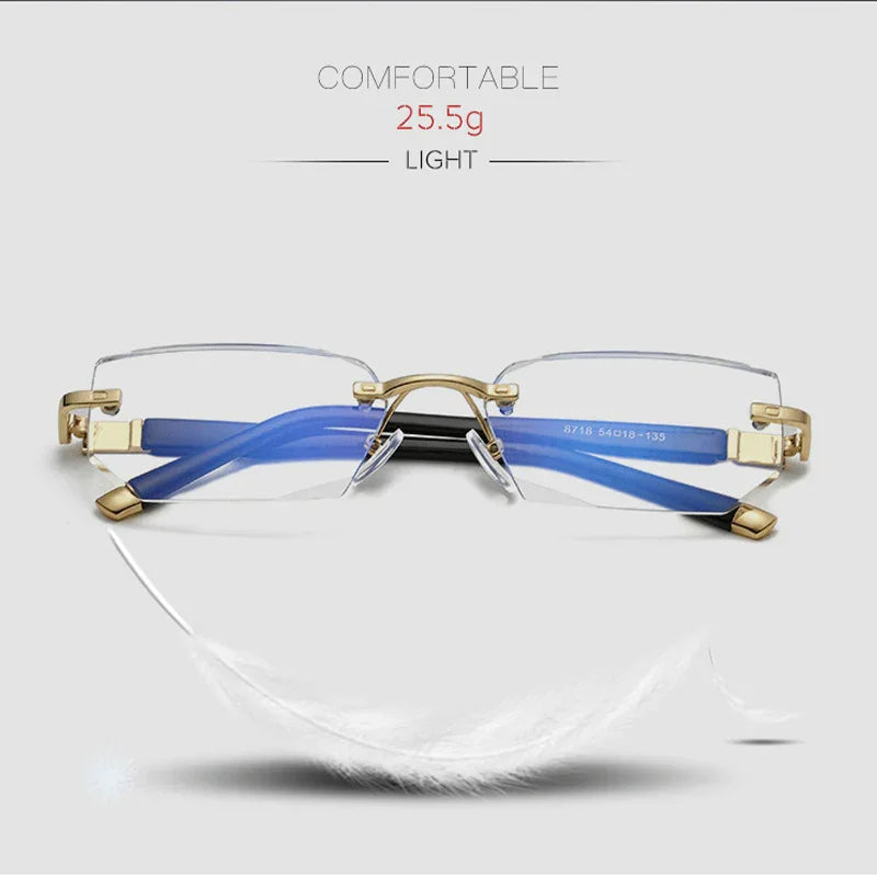Progressive Reading Glasses with High Durability and Blue Light Filter