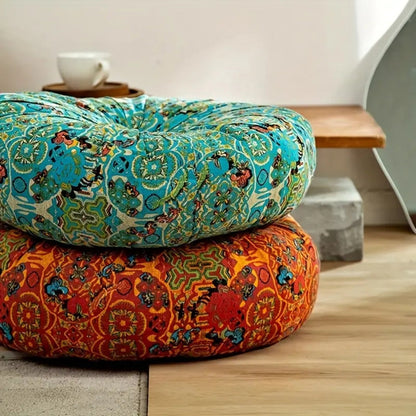 Chic Bohemian Floor Cushion for Meditation and Relaxation