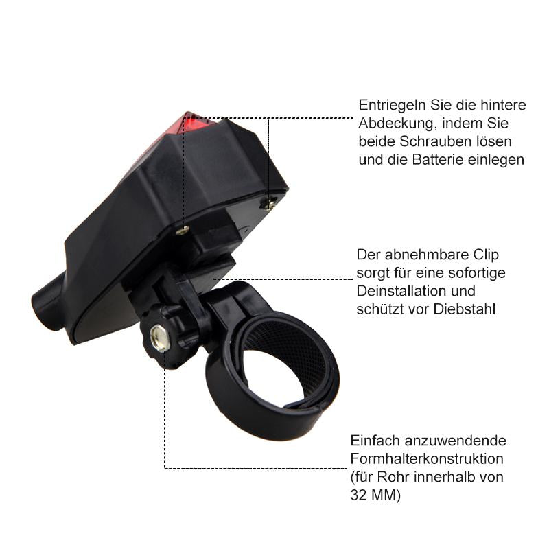 Laser Projection Taillight for Bicycles