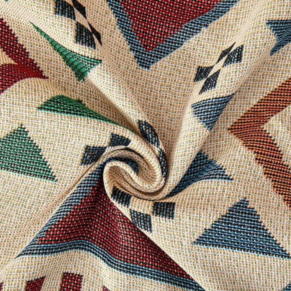 Elegant Chenille Sofa Protector with Artistic Design