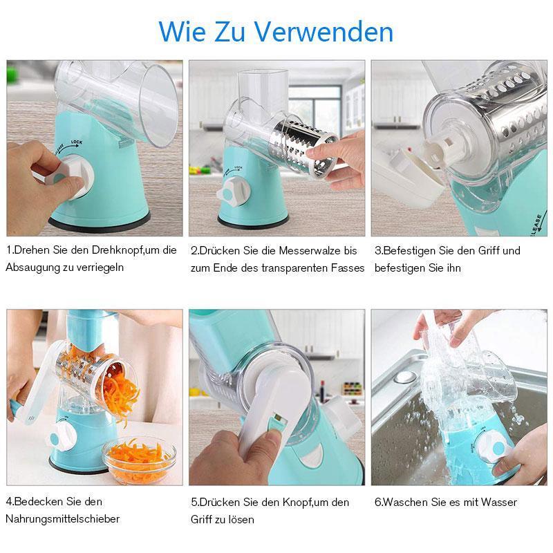 Hand-Cranked Vegetable Slicer – Versatile Kitchen Tool