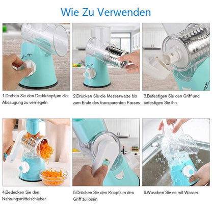 Hand-Cranked Vegetable Slicer – Versatile Kitchen Tool