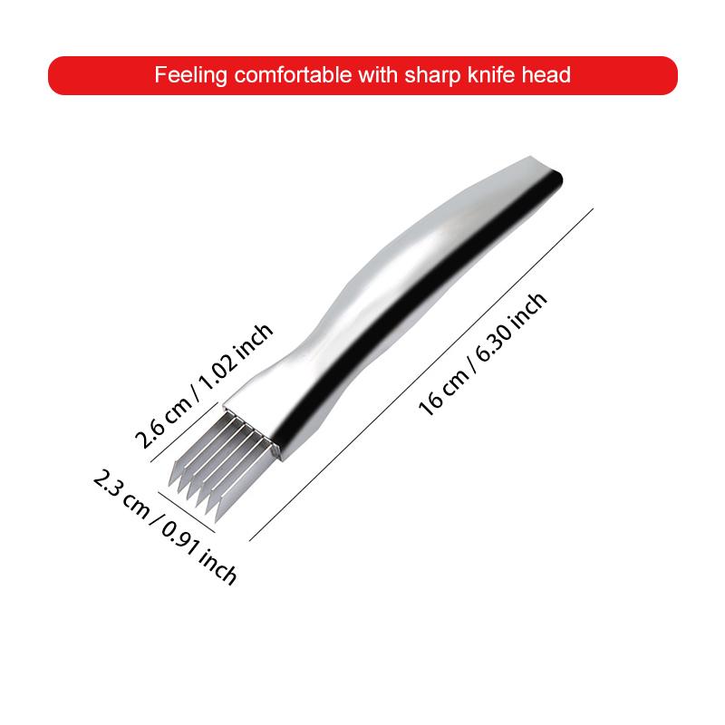 Chopped Spring Onion Knife in Stainless Steel