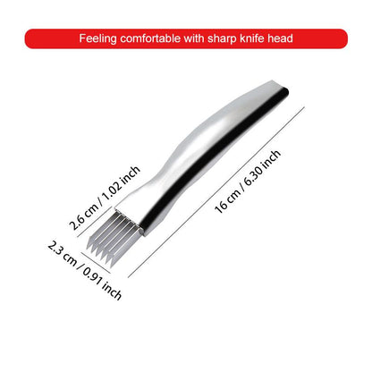 Chopped Spring Onion Knife in Stainless Steel