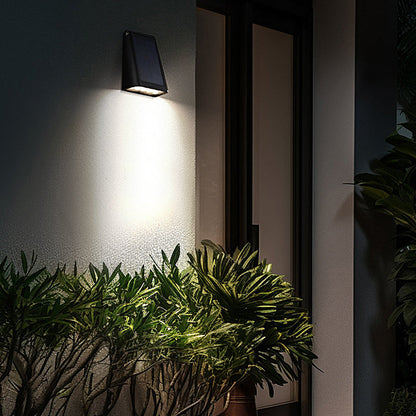 Modern Black Waterproof Solar Wall Lights with 90 Adjustable LED