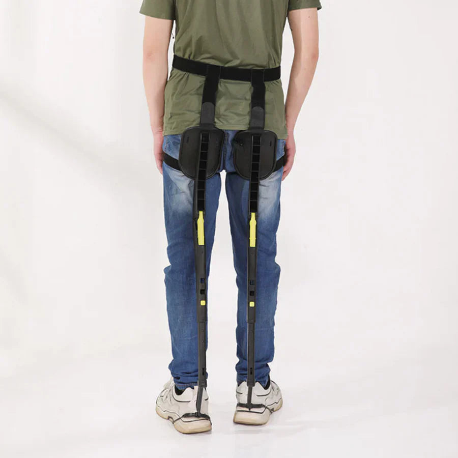 Folding Sports Chair - Portable Wearable Exoskeleton Design