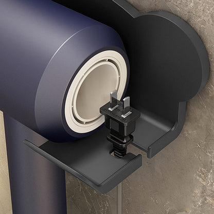Wall-Mounted Holder for Hair Dryer in Bathroom