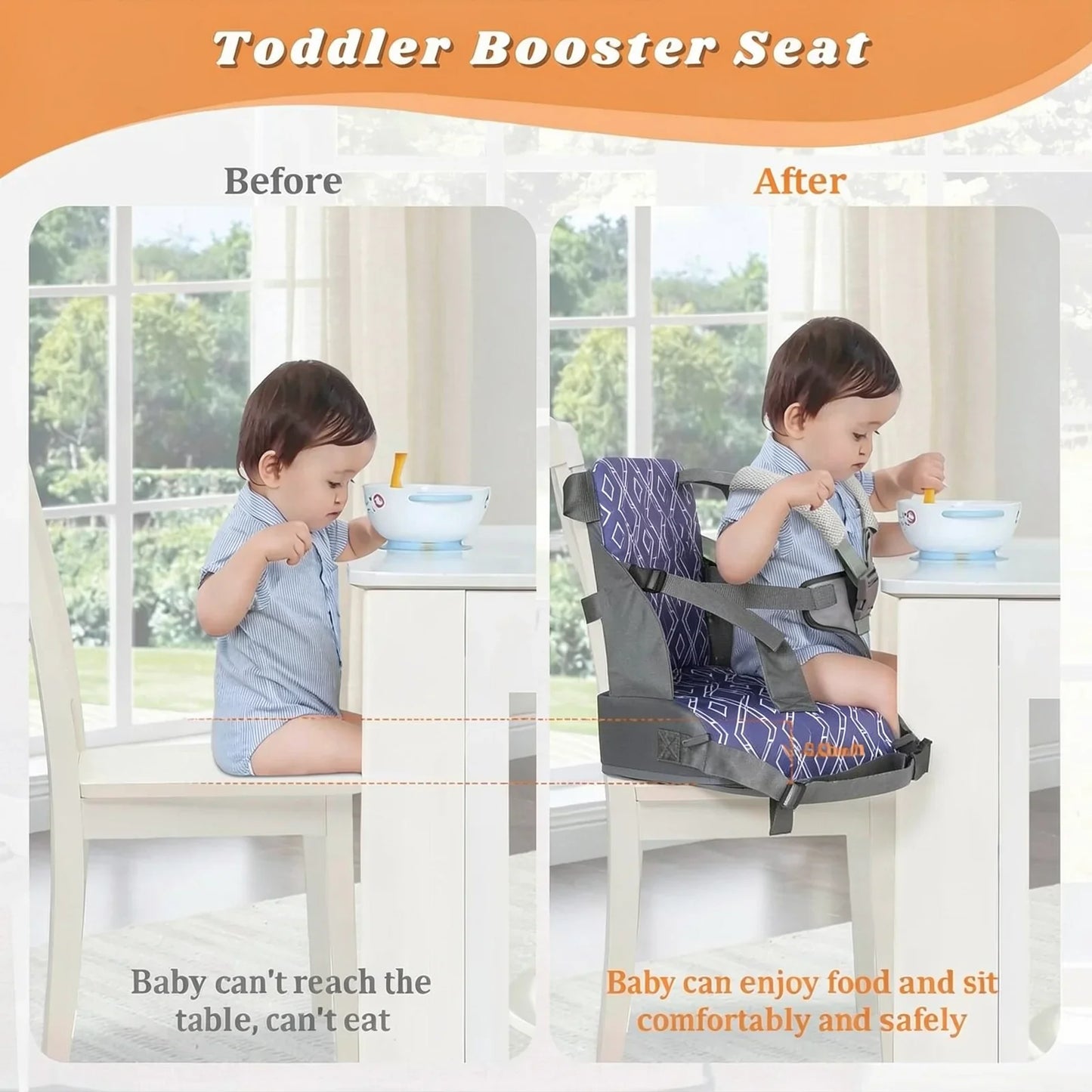 Compact and Portable Baby Dining Chair for Easy Meals