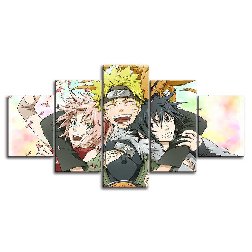 Canvas Wall Art Print - Anime Friends Decor