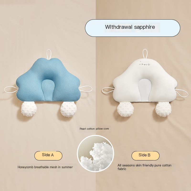 Ergonomic Baby Sleep Pillow for Healthy Rest and Head Protection