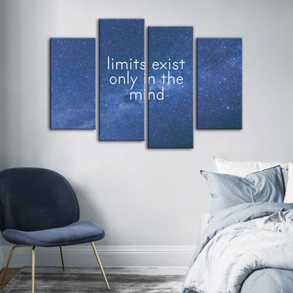 Inspire Your Space - 4-Piece Motivational Canvas Art