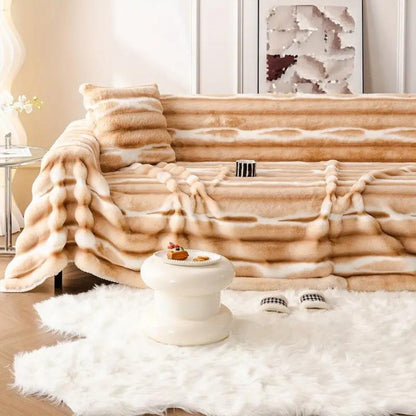 Luxurious Plush Sofa Protector for Ultimate Comfort