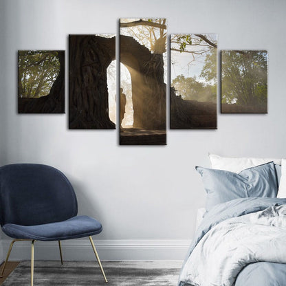 Serene Nature Canvas Art Set - 5 Piece Wall Décor