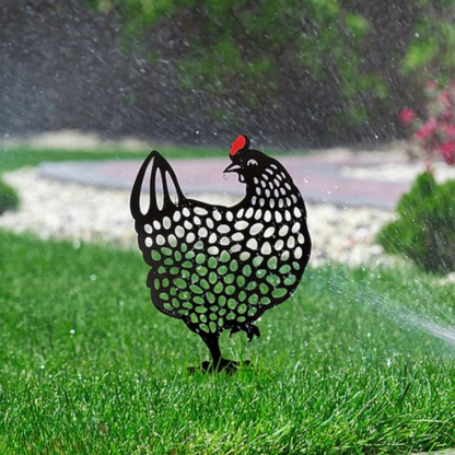 50% OFF | Set of 5 Chicken Garden Decorations