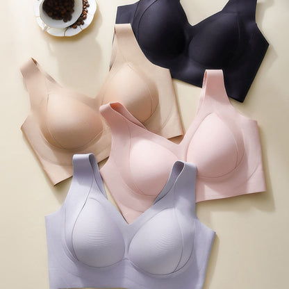 Silk Essence Underwire Bra | Elegant Support with Side Coverage and Anti-Sagging for Maximum Comfort