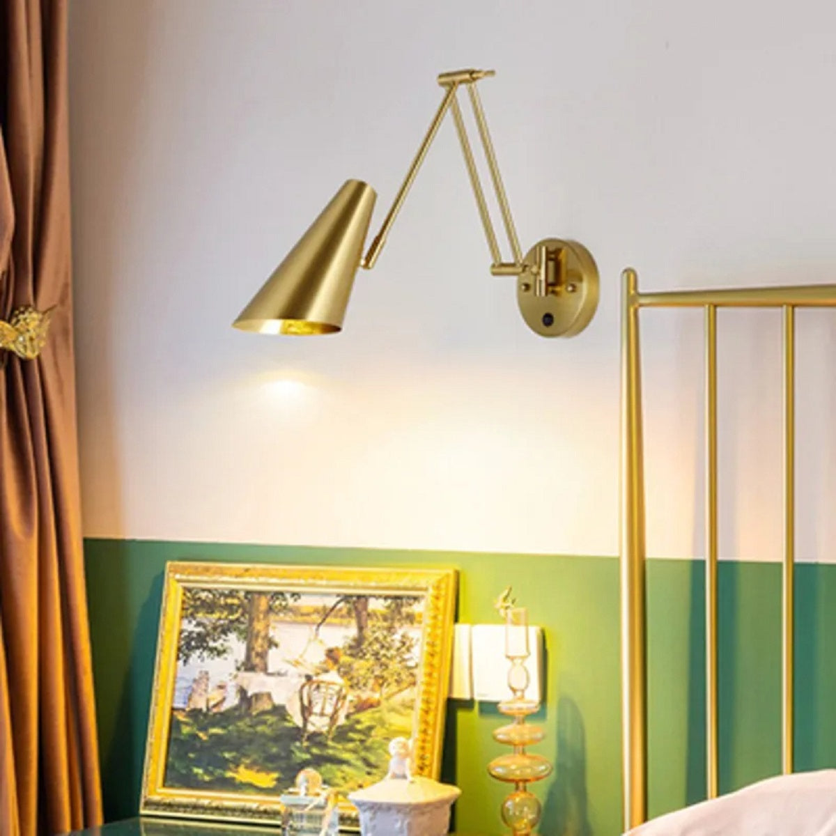 LED Wall Lamp with Dimmable Feature - Modern Creative Study Rocker