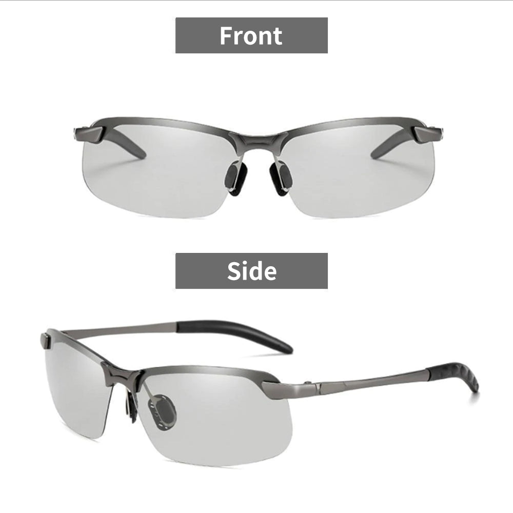 Photochromatic Sunglasses with Polarized Lenses and Anti-Glare Coating