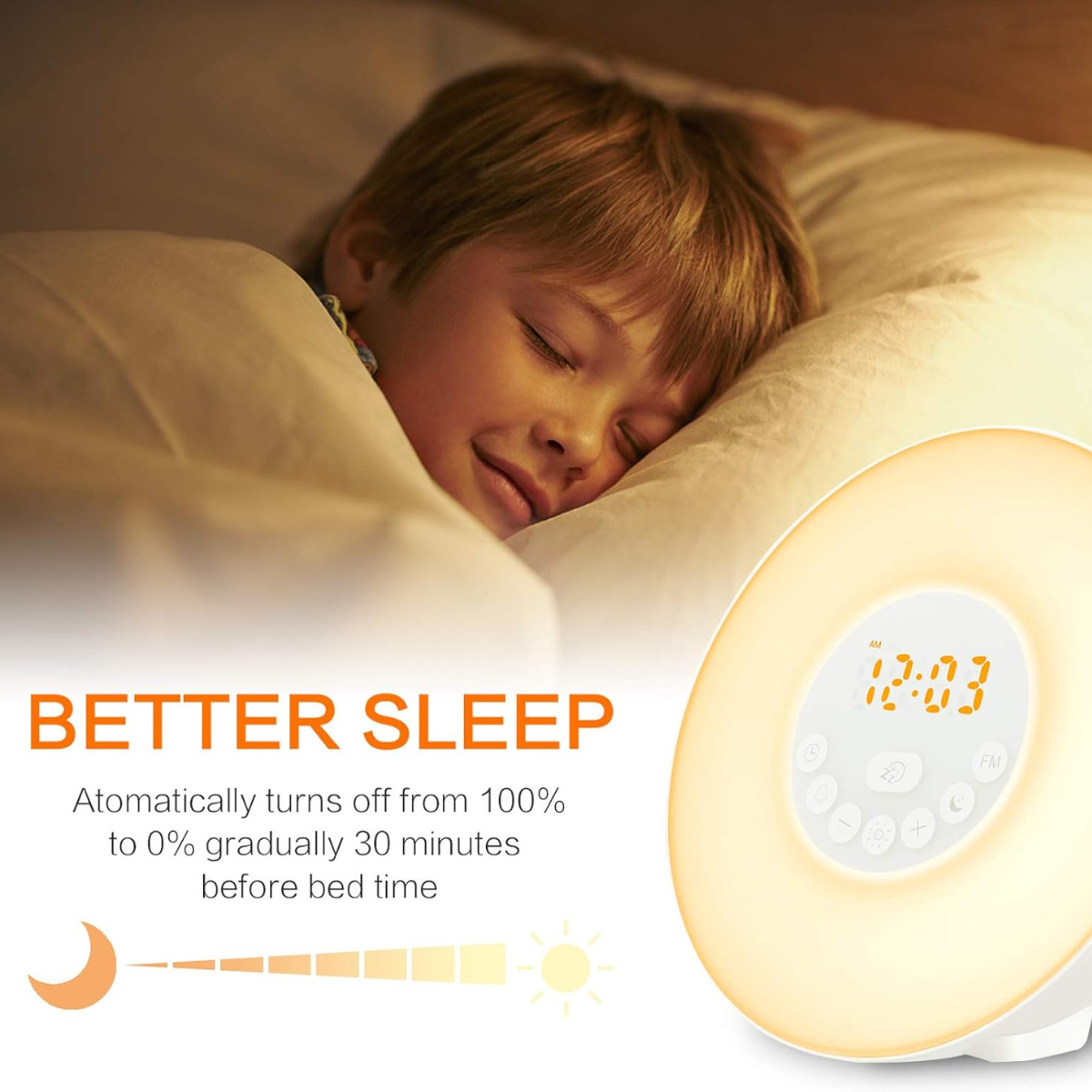 Gentle Sunrise Alarm Clock for a Refreshing Morning