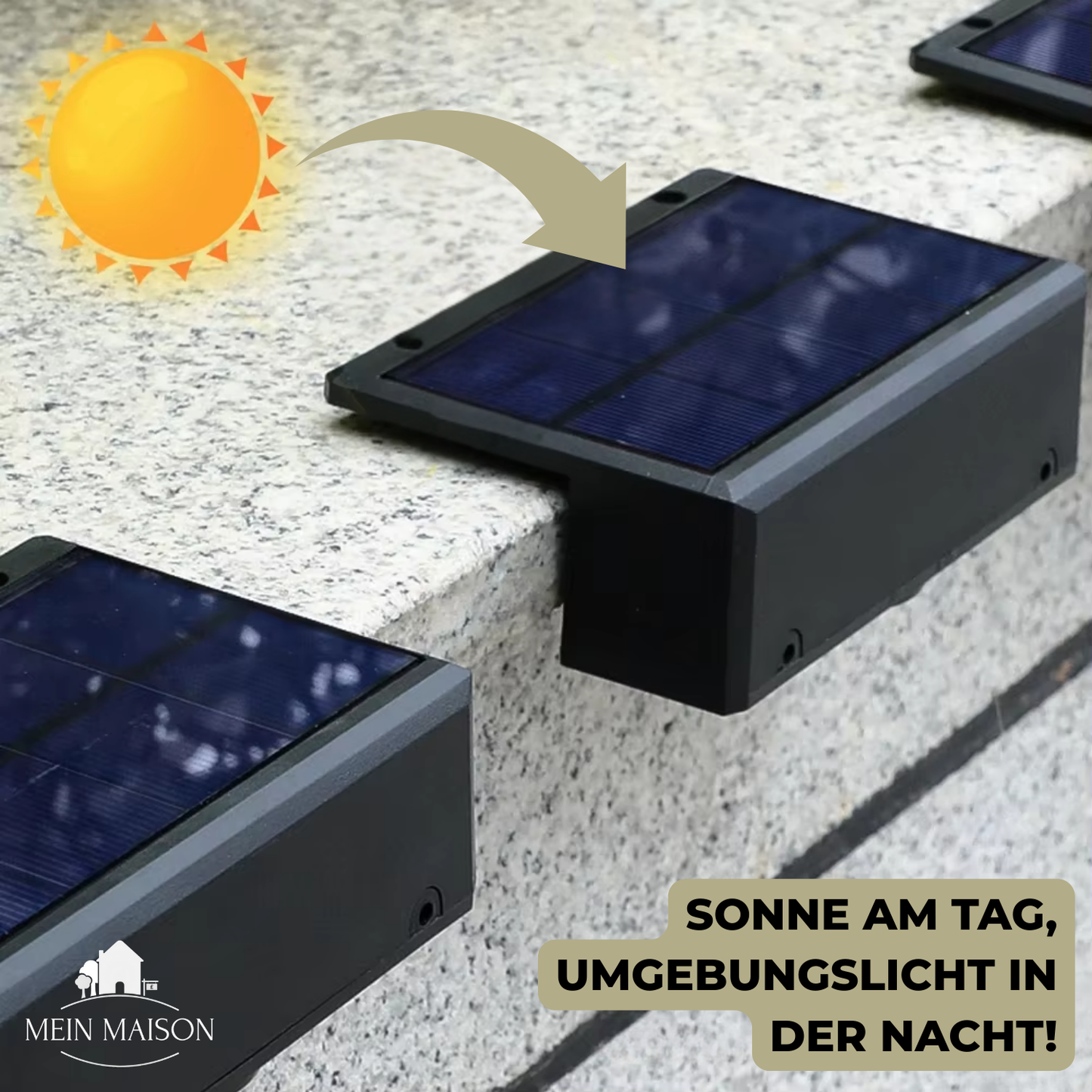 Solar Garden Light – Wireless & Weatherproof IP65 with 3 Lighting Modes
