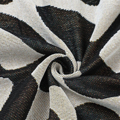 Vintage-Inspired Woven Cotton Throw Blanket